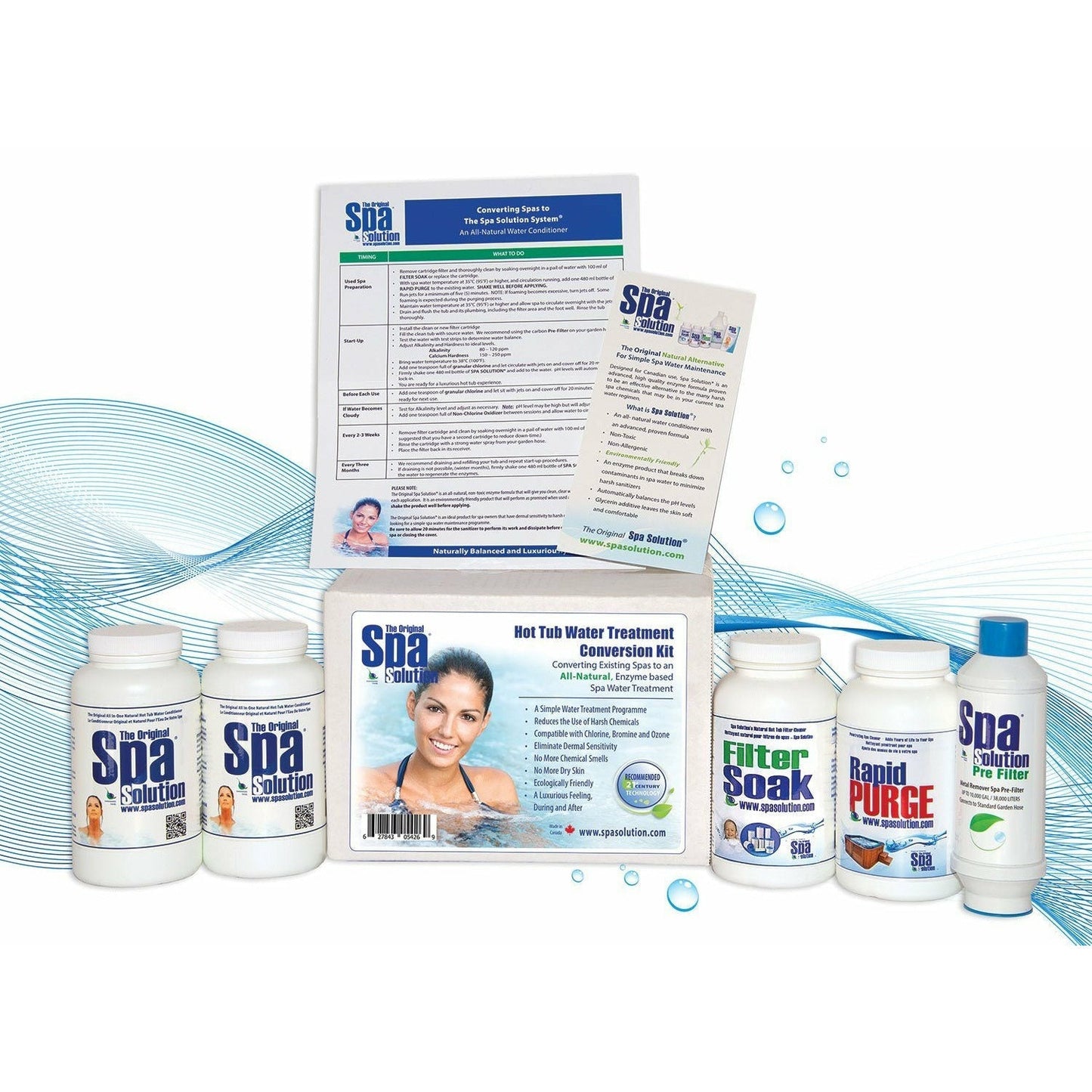 Spa Solution® Conversion Kit Hot Tub chemicals Spa Solutions