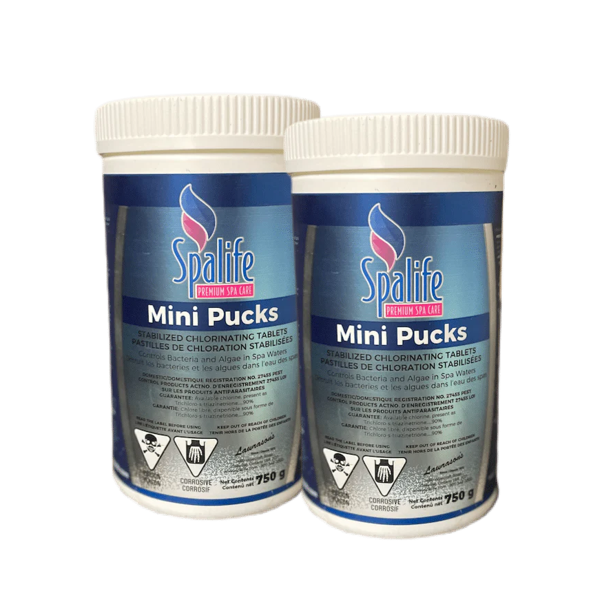 Spa Life Mini Chlorine Tabs Pucks 2 x 750g