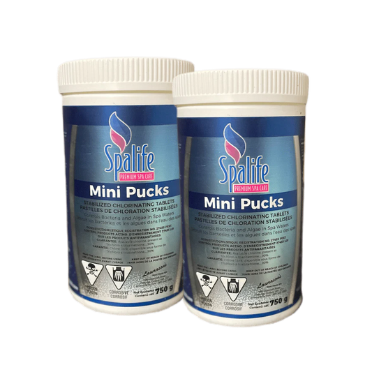 Spa Life Mini Chlorine Tabs Pucks 2 x 750g